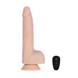 Фаллоимитатор Addiction 8.5” Thruster с пульсацией Naked, 21,6 см