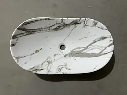 Умивальник накладний Mixxus Premium Wave-0105 marble 620x360x160 мм MP6559, Мармур - мініатюра 9