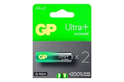 Батарейки алкалінові GP15АUРETA21-2GSB2 2 шт на блістері UltraPlus