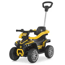 Квадроцикл M 6274EBLR-6 3в1(каталка-толокар с батьк.руч.), 2.4G р/к, 1*6V4AH, 1*25W, BT, USB, EVA, TF муз.