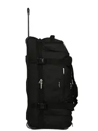 Велика сумка на колесах Airtex 819 Adrastée 80х37x40 см 88 л Чорна (Black)