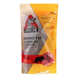 Брикети від мишей та щурів IREX з ароматом сиру, 250 г (IRR001) - мініатюра 2