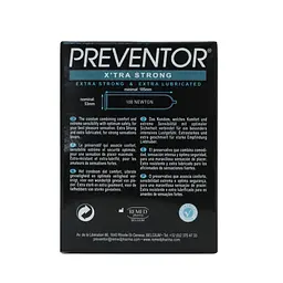 Презервативи Preventor X'tra Strong ваніль 3 шт - мініатюра 4