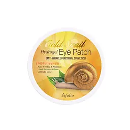 Гідрогелеві патчі під очі Esfolio Gold Snail Hydrogel Eye Patch із золотим равликом