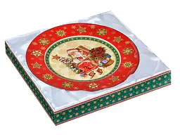 Блюдо Lefard Christmas Collection, порцеляна, 26 см (986-060) - мініатюра 2