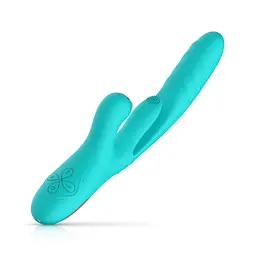 Вібратор-кролик із вагінальним відростком Good Vibes Only - Lisa Thrusting Rabbit Vibrator with G-Spot Stimulator
