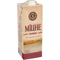 Вино КВЗ Південне міцне червоне 17.5% 1 л