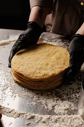 Коржі для торта Наполеон (10шт + крихта) 550г - мініатюра 6