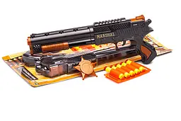 Іграшковий дробовик "Marshal" Golden Gun 915GG з м'якими кулями - мініатюра 3