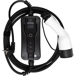 Зарядний пристрій для електромобілів HiSmart Type 2 - Schuko (220V), 16A, 3.6кВт, 1-фазний, 5м