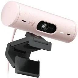 Веб-камера Logitech Brio 500 Rose (960-001421) - мініатюра 2