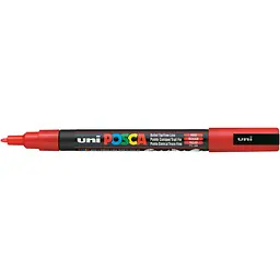 Маркер Uni Posca червоний 0.9-1.3 мм (PC-3M.Red)