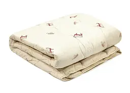 Ковдра двоспальна вовняна Viluta Premium Light 21387 170x210 см бежева