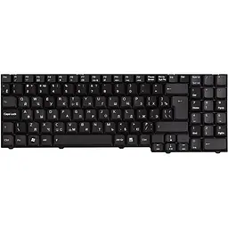 Клавіатура для ноутбука ASUS M50, M50S чорна, чорний фрейм (KB315215)