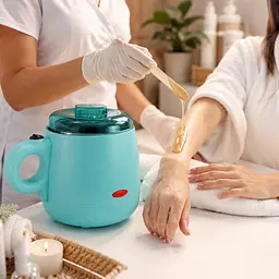 Баночний воскоплав 100 Вт 200 мл Wax Pro YSM-2002A Блакитний - мініатюра 2
