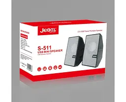 Колонки Jedel s511 тсаціонарні стереоакустика чорна - мініатюра 3