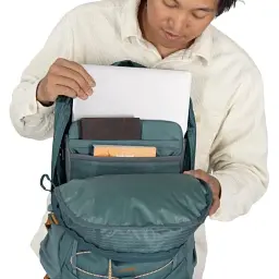 Рюкзак Osprey Quasar 26 torrent blue heather - мініатюра 6