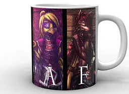 Кружка GeekLand Five Nights At Freddys П'ять ночей з Фредді лого FN.02.055 - мініатюра 3