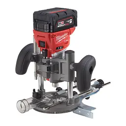 Фрезер кромкувальний акумуляторний MILWAUKEE, M18 FTR8-0X, цанга 6/8мм (насадки для видалення пилу 2шт, накладка 146мм, цанга 1х6 - мініатюра 5