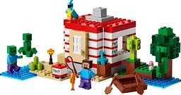 Конструктор LEGO Minecraft Будинок з вибухівки в джунглях 287 деталей (21275) - мініатюра 7