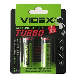 Батарейка VIDEX TURBO LR03 (AAA) blister 2 (2/20/360)