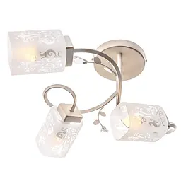 Люстра стельова Brille в спальню E14 40W WH (LK-627C/3) - мініатюра 4
