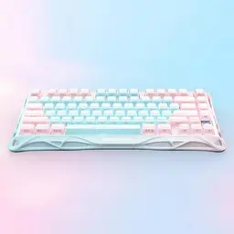 GravaStar Клавіатура механічна GravaStar Mercury K1 Lite 80keys, GravaStar x BSUN Grey, BT/WL/USB, Aurora Mist - мініатюра 6