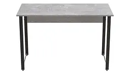 Стіл письмовий Курт Ferrum-decor 75x140x70 Чорний метал ДСП Бетон 16 мм (FRD-106645) - мініатюра 2