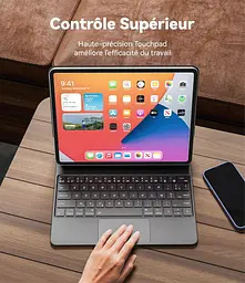Клавіатура Earto для iPad Pro 12.9, клавіатура Magic Style для iPad Pro 12.9 - мініатюра 4
