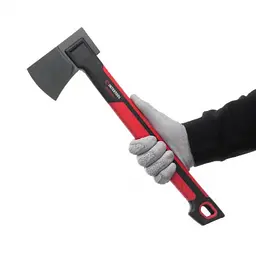 Сокира червона з ручкою з фібергласу STORM INTERTOOL HT-0292 930 г - мініатюра 9