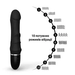 Реалістичний вібратор силіконовий водонепроникний 23,5 × 4 см для жінок синій - мініатюра 2