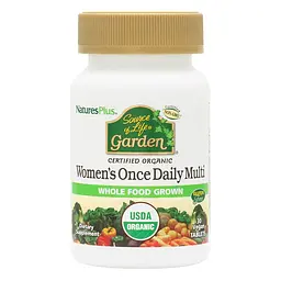 Вітаміни та мінерали NaturesPlus Source of Life Garden Womens Once Daily Multi 30 таблеток