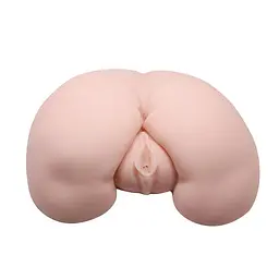 Реалістичний мастурбатор Crazy Bull Realistic Vagina and Ass тілесний - мініатюра 2