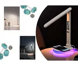 Настільна LED лампа Gelius Transformer 2 GP-LTL004 з бездротовою зарядкою White - мініатюра 2