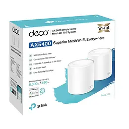 Домашня Mesh Wi-Fi система (2 шт у комплекті), арт. Deco X60(2-pack) TP-LINK - мініатюра 4