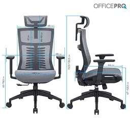 Офісне крісло OfficePro Balance OC620-B-DG-DG (OC620-B-DG-DG) - мініатюра 12
