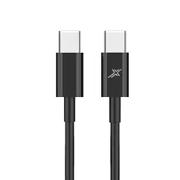 Дата кабель USB-C to USB-C 1.0m 20W Black Grand-X (CC-03B)