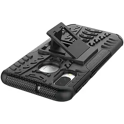 Чохол-накладка Toto Dazzle Kickstand 2 in 1 Case Samsung Galaxy A40 Black - мініатюра 5