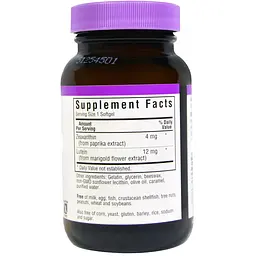Зеаксантин + лютеїн Bluebonnet Nutrition 30 капсул - мініатюра 2