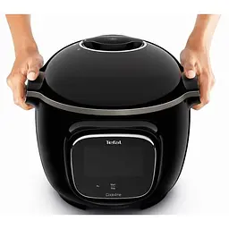 Мультиварка-скороварка Tefal Cook4me Touch 1600 Вт чорна (CY912830) - мініатюра 18