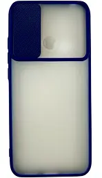 Бампер TOTU Slide Camera Matt Case Xiaomi Redmi 9C Dark Blue - мініатюра 2