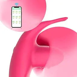 Смарт-вібратор для трусиків Love Spouse Tongue з акумулятором 112 мм рожевий - мініатюра 3