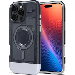 Чохол Spigen Classic C1 with MagSafe Graphite для iPhone 16 Pro (ACS08152) - мініатюра 2