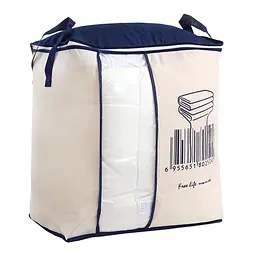 Органайзер – мішок для зберігання Classic Clothes Storage · Складаний кошик для білизни та одягу з кришкою та ручками - мініатюра 5