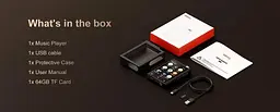 HIFI MP3 Audio плеєр Oilsky M308 LDAC DSD512 Hi-Res Lossless 80 ГБ MAX97720, Bluetooth, Wi-Fi, Android - мініатюра 9