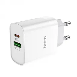 Мережевий зарядний пристрій Hoco C80A Rapido PD18W+QC3.0 charger set Type-C to Lightning - мініатюра 8