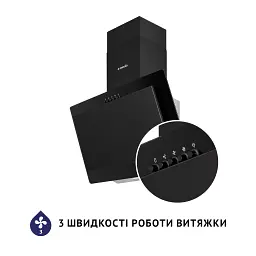 Витяжка декоративна похила Minola HDN 6124 BL LED - мініатюра 6