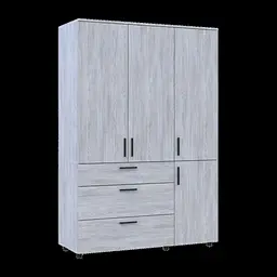 Шафа для одягу Doros Торн Сосна Натті 3 ДСП/3Ш (штанга) 135х51.6х200 (44900481) - мініатюра 12