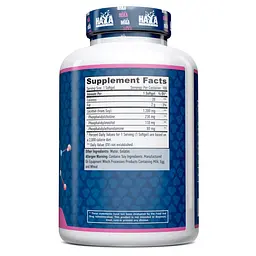Натуральна добавка Haya Labs Lecithin 1200 mg 100 капсул - мініатюра 2
