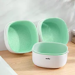 Друшляк двошаровий МВМ My Home білий/зелений (KP-03 M WHITE/GREEN) - мініатюра 4